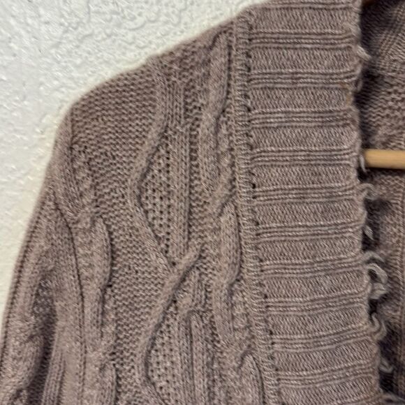 Kinross Cashmere Blend Open Duster Cardigan Small - Picture 4 of 6